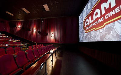 Interior of an Alamo Drafthouse Manhattan Theater