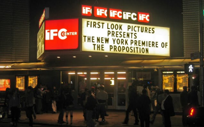 Exterior of IFC Center at night