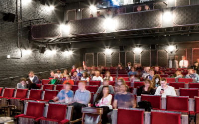 Interior of Metrograph theater