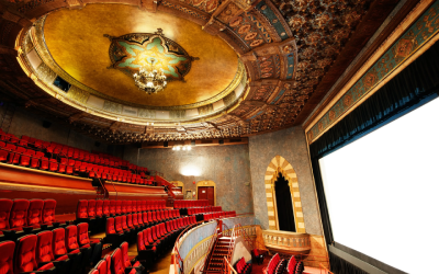 Interior of a theater in Village East by Angelika